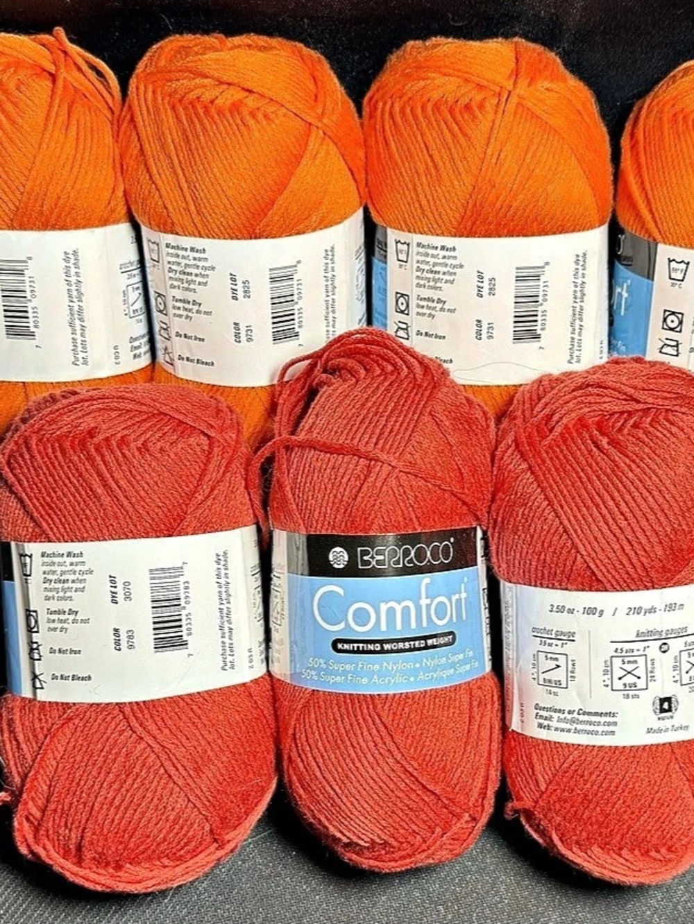 SUPER SOFT berroco Comfort Yarn Lot Fall Colors